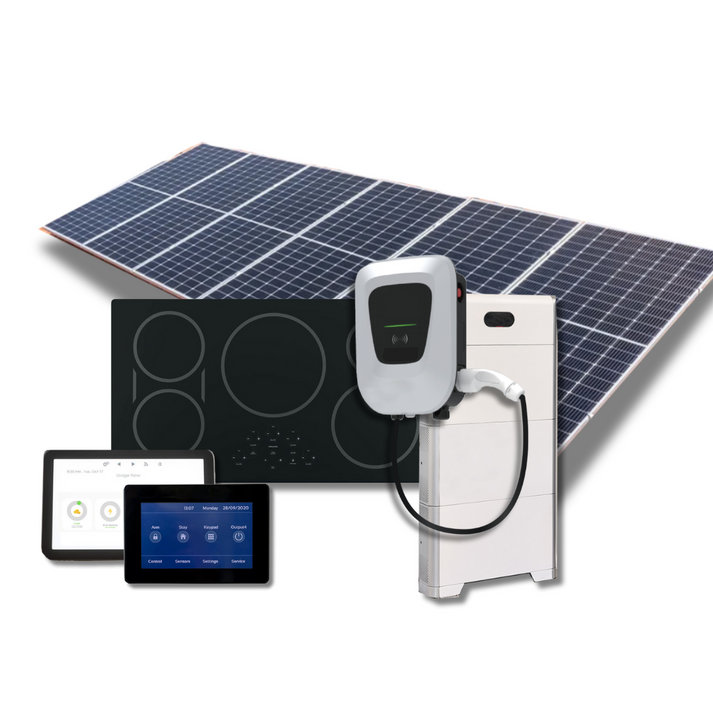 Package 10 - Induction Cooktop, Rooftop Solar with Battery, EV Charger ...