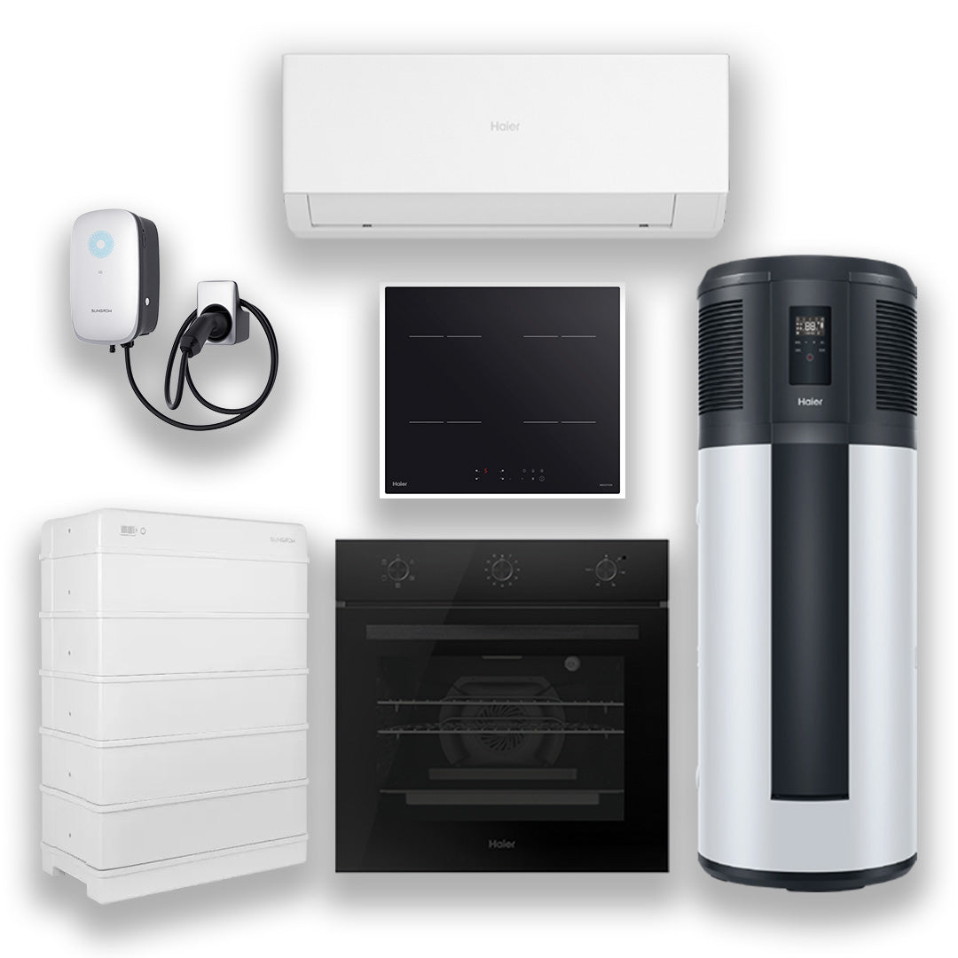 Package 15: Cooktop, Oven, Split System, Heat Pump, Battery & EV Charger -  My Green Homes Upgrade