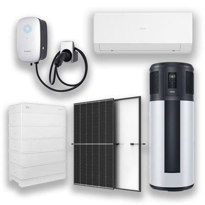 Package 18: Split System, Heat Pump, Solar PV System, Battery & EV Charger -  My Green Homes Upgrade