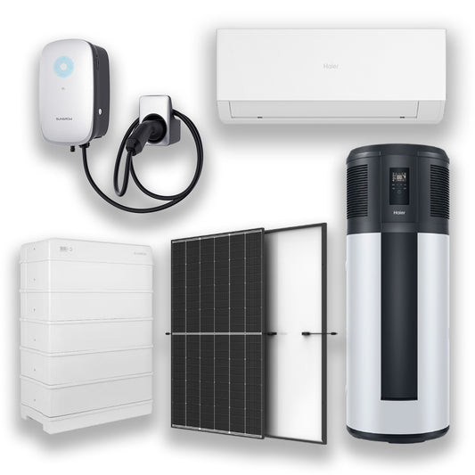 Package 18: Split System, Heat Pump, Solar PV System, Battery & EV Charger
