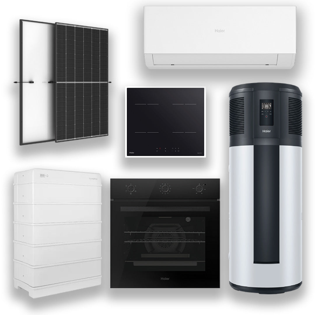 Package 19: Cooktop, Oven, Split System, Heat Pump, Solar PV System & Battery -  My Green Homes Upgrade