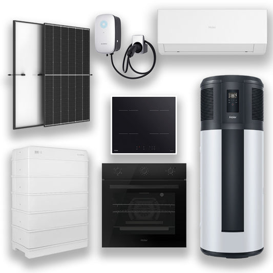 Package 21: Cooktop, Oven, Split System, Heat Pump, Solar PV System, Battery & EV Charger
